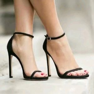 Stuart Weitzman Women’s Nudist Shoes, Black, Size 9.5